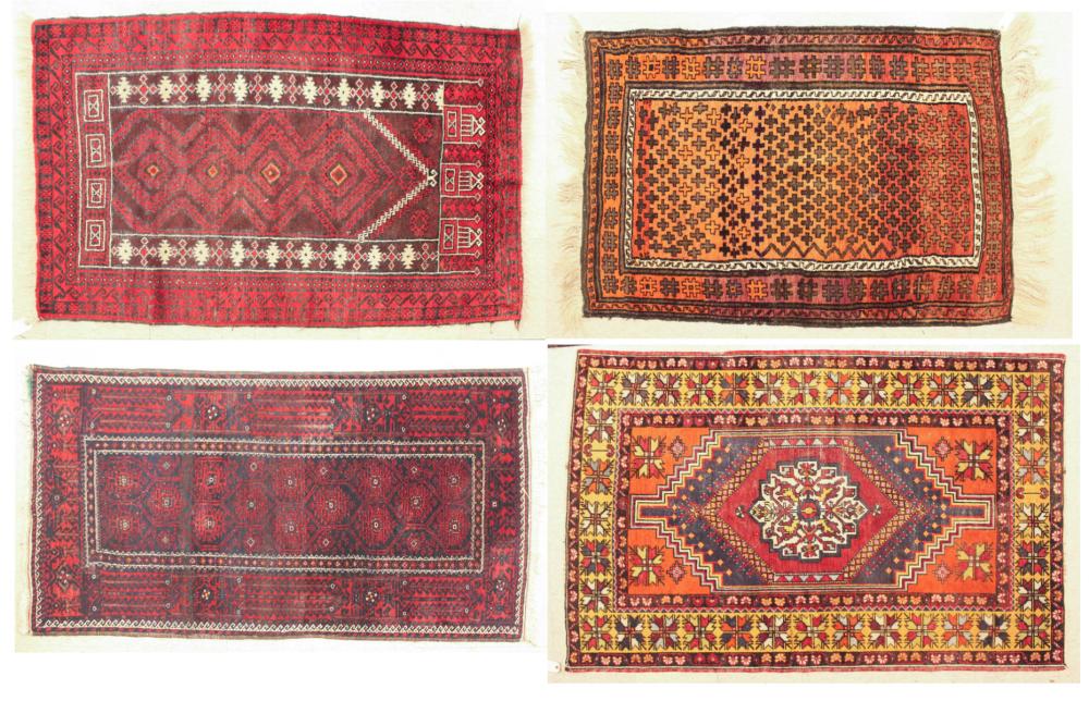 FOUR HAND KNOTTED ORIENTAL AREA