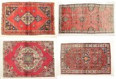 FOUR HAND KNOTTED PERSIAN RED