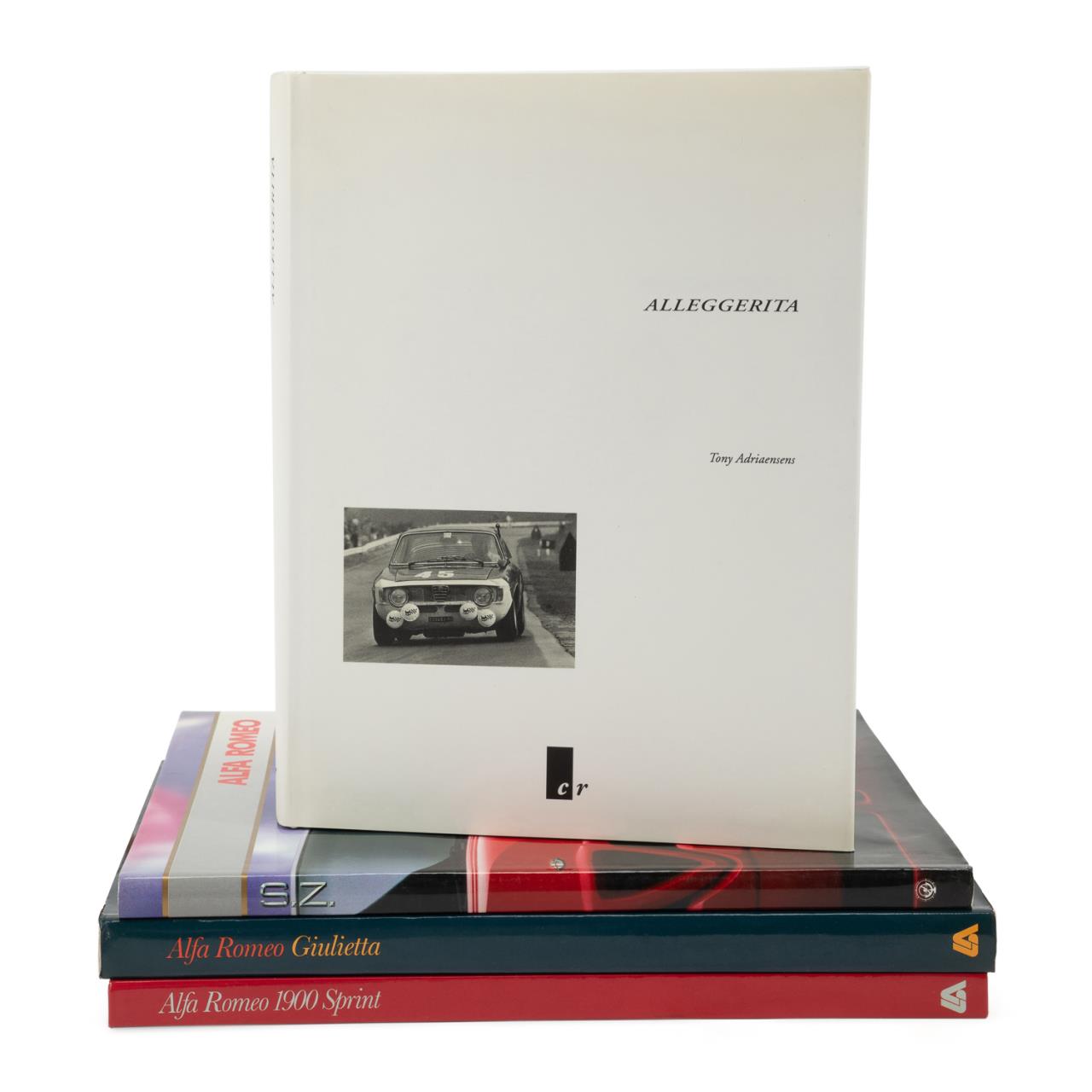 FOUR HARDCOVER BOOKS ON ITALIAN