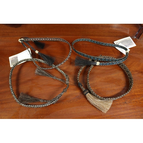Four hat bands, mostly Colorado