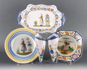 Four Henriot Quimper faience i