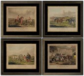 Four Henry Alken prints: &quot