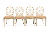 FOUR HEPPLEWHITE STYLE SPIDER
