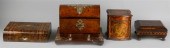 FOUR HINGED DECORATIVE BOXESFO