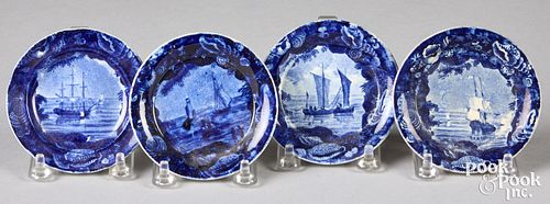 FOUR HISTORICAL BLUE