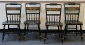 FOUR HITCHCOCK CHAIR CO. STENC