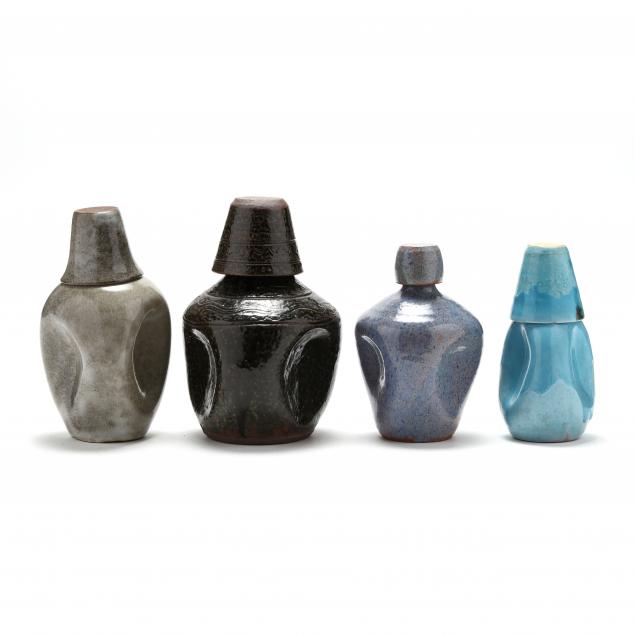 FOUR IDENTIFIED SOUTHERN POTTERY