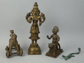 FOUR INDIAN BRONZE PIECESFOUR