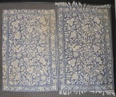 FOUR INDIAN FLATSTITCH RUGS AN