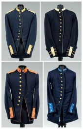 Four Indian War military jacke