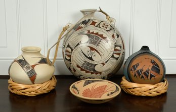 Four indigenous vessels, including: