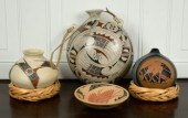 Four indigenous vessels, inclu