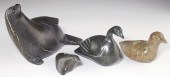 Four Inuit Animal Carvingsthe