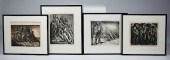 FOUR ISAAC FRIEDLANDER WOODCUT
