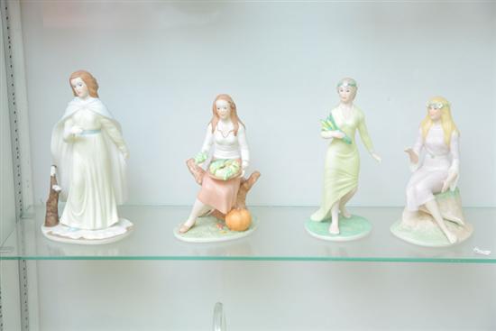 FOUR ISPANKY FIGURINES. Spring 