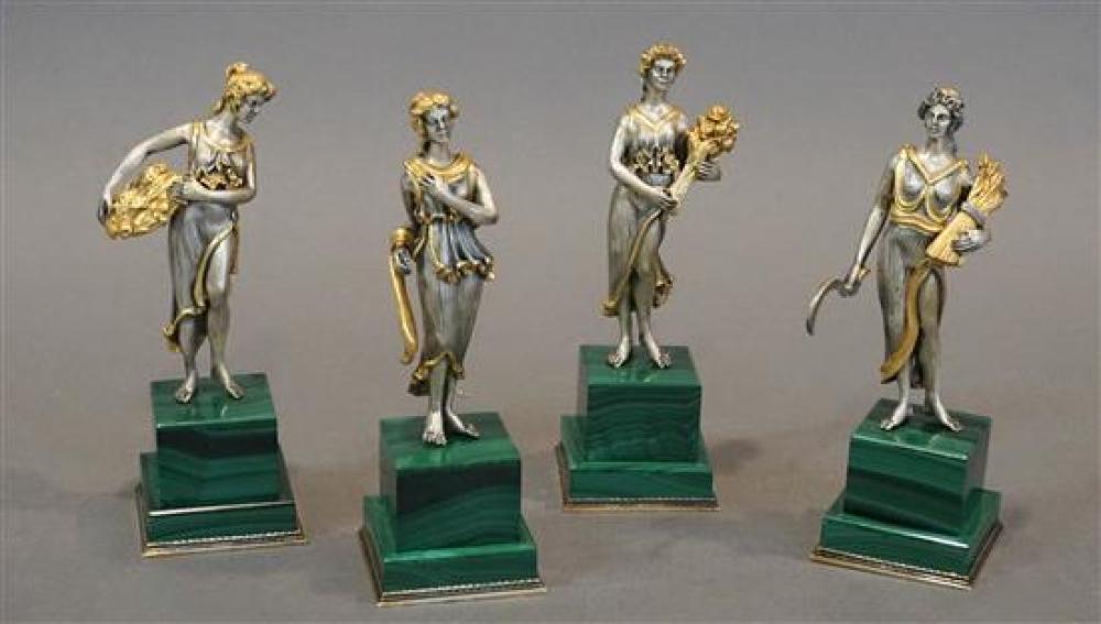 FOUR ITALIAN OR GERMAN 800-SILVER