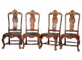 FOUR ITALIAN ROCOCO-STYLE PAIN