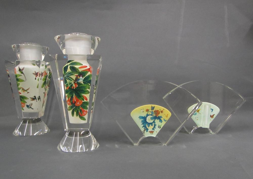 FOUR JACARTE GLASS REVERSE