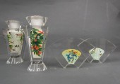 FOUR JACARTE GLASS REVERSE PAI