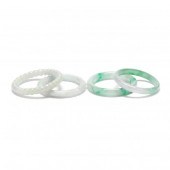 FOUR JADE BANGLES To include: