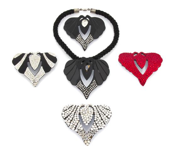* Four James Arpad Rhinestone