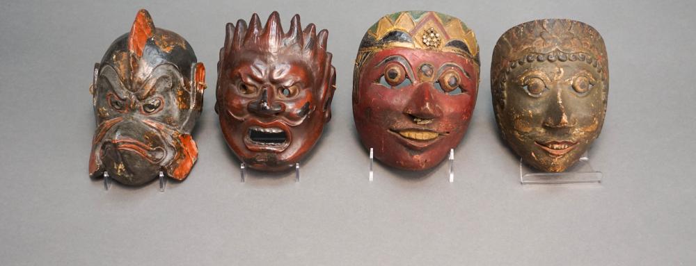 FOUR JAPANESE LACQUER PAPIER