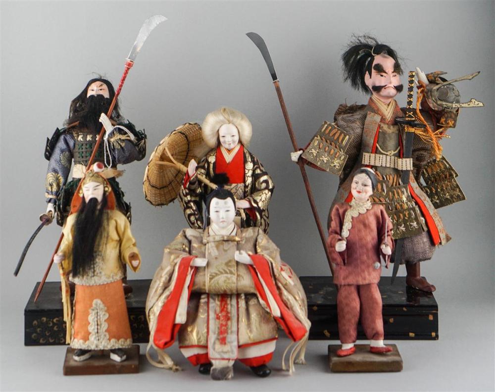 FOUR JAPANESE NINGYO (DOLLS)FOUR