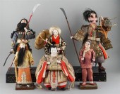 FOUR JAPANESE NINGYO (DOLLS)FO