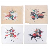 FOUR JAPANESE SAMURAI WARRIOR