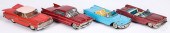FOUR JAPANESE TIN FRICTION CAR