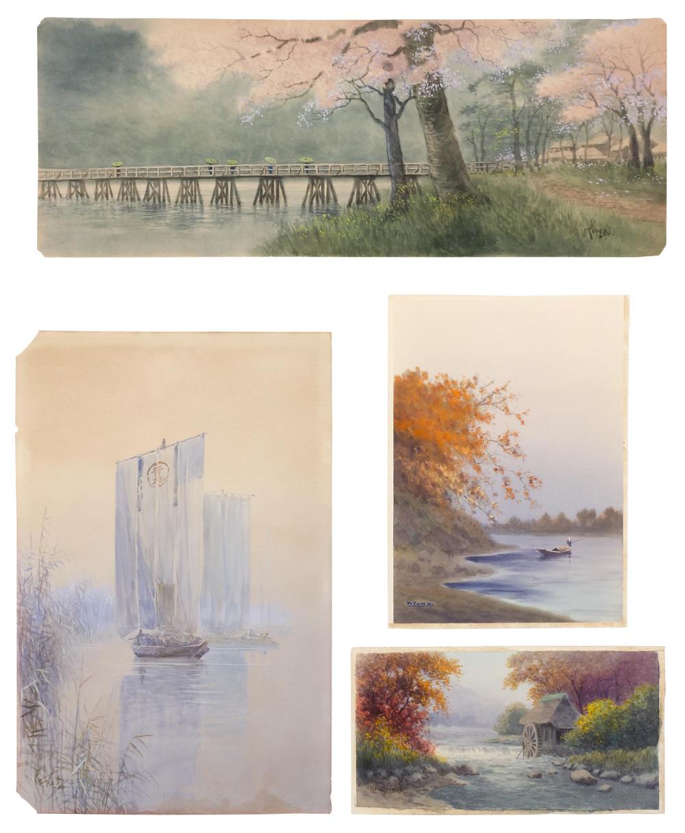 FOUR JAPANESE WESTERN-STYLE
