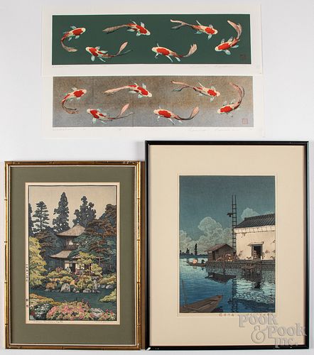 FOUR JAPANESE WOODBLOCKSFour