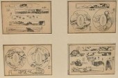 FOUR JAPENESE WOODBLOCK ART MA