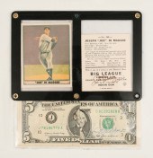 FOUR JOE DIMAGGIO AUTOGRAPHS: