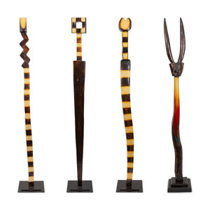 Four John Geldersma Spirit Poles