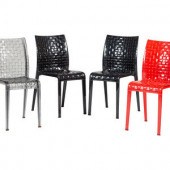 Four Kartell 'Ami Ami' Plastic