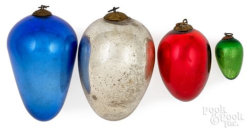 FOUR KUGEL EGG CHRISTMAS