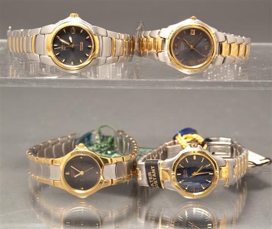 Four ladies' Citizen two-toned