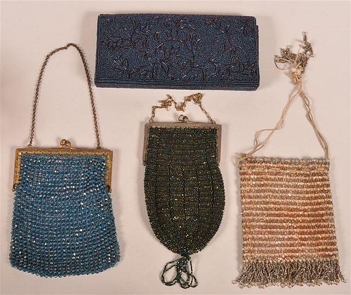 FOUR LADIES MESH AND BEADED