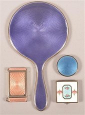 FOUR LADIES VINTAGE ENAMEL BUR