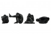FOUR LALIQUE "NU ASSIS NOIR" F