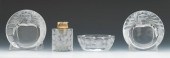 Four Lalique Tabletop Smoking
