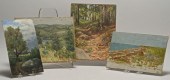 FOUR LANDSCAPE STUDIESAmerican