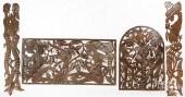FOUR LARGE HAITIAN CUT SHEET M