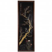 Four Large Hardstone Inlay Pan
