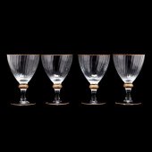 FOUR LARGE ITALIAN GILT BLOWN