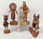 FOUR LARGE NATIVE AMERICAN KAC