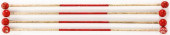 FOUR LARGE PAINTED MARCHING BA