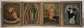 FOUR LATE 19TH C. SPANISH COLO