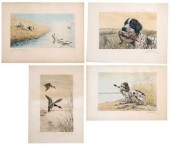 Four Leon Danchin hunting prin